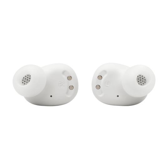 JBL Vibe Buds 2 - White - True Wireless Noise Cancelling Earbuds - Back